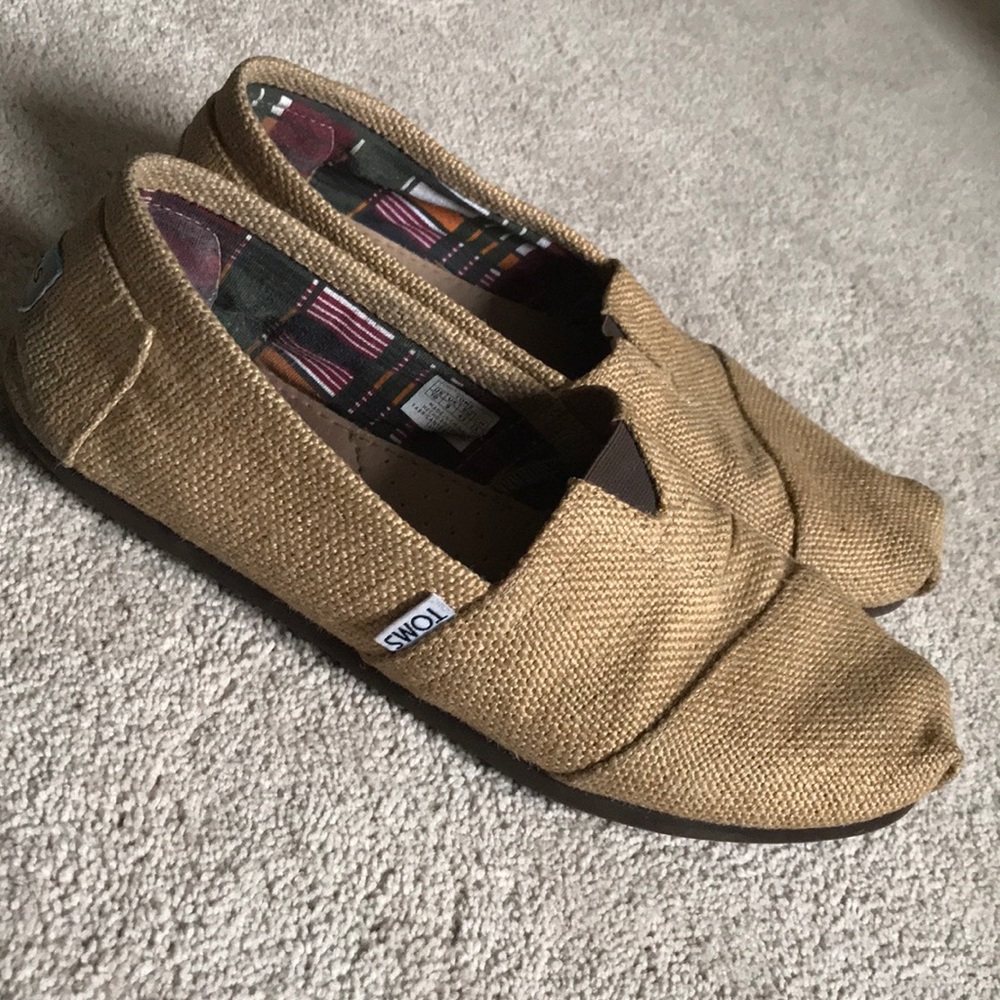 TOMS size 10 men’s canvas